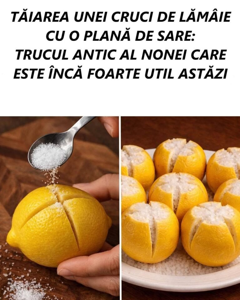 Bunicile noastre obișnuiau să taie lămâile transversal și să le presăreze cu sare: acest truc vechi este încă foarte util și astăzi și merită redescoperit. Vi-l voi explica în comentarii.