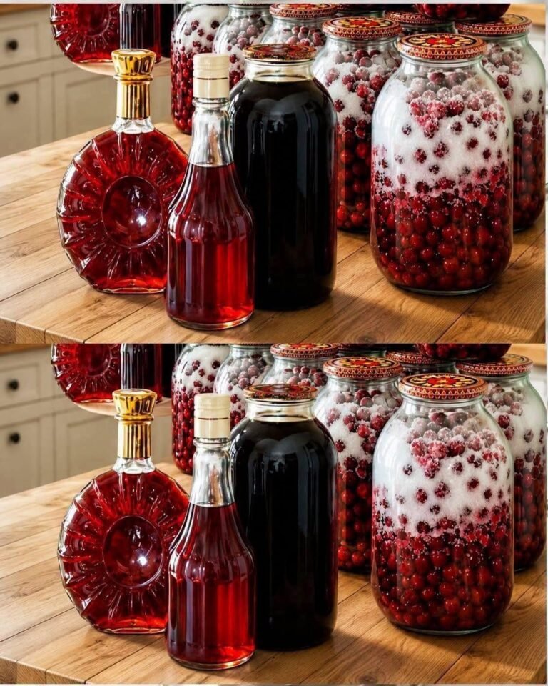 Lichior de vișine și căpșuni: gust delicat și aromă deosebită 🍒🍓